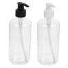 HOLIDYOYO 2-Pack Empty Pump Bottles for Lotion and Shampoo, Transparent Reusable Bottles with Press Dispensers for Cosmetics and Personal Care view 1