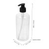 HOLIDYOYO 2-Pack Empty Pump Bottles for Lotion and Shampoo, Transparent Reusable Bottles with Press Dispensers for Cosmetics and Personal Care view 2
