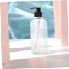HOLIDYOYO 2-Pack Empty Pump Bottles for Lotion and Shampoo, Transparent Reusable Bottles with Press Dispensers for Cosmetics and Personal Care view 4