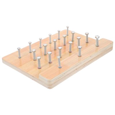 Finger Rehabilitation Trainer Wooden Pegboard