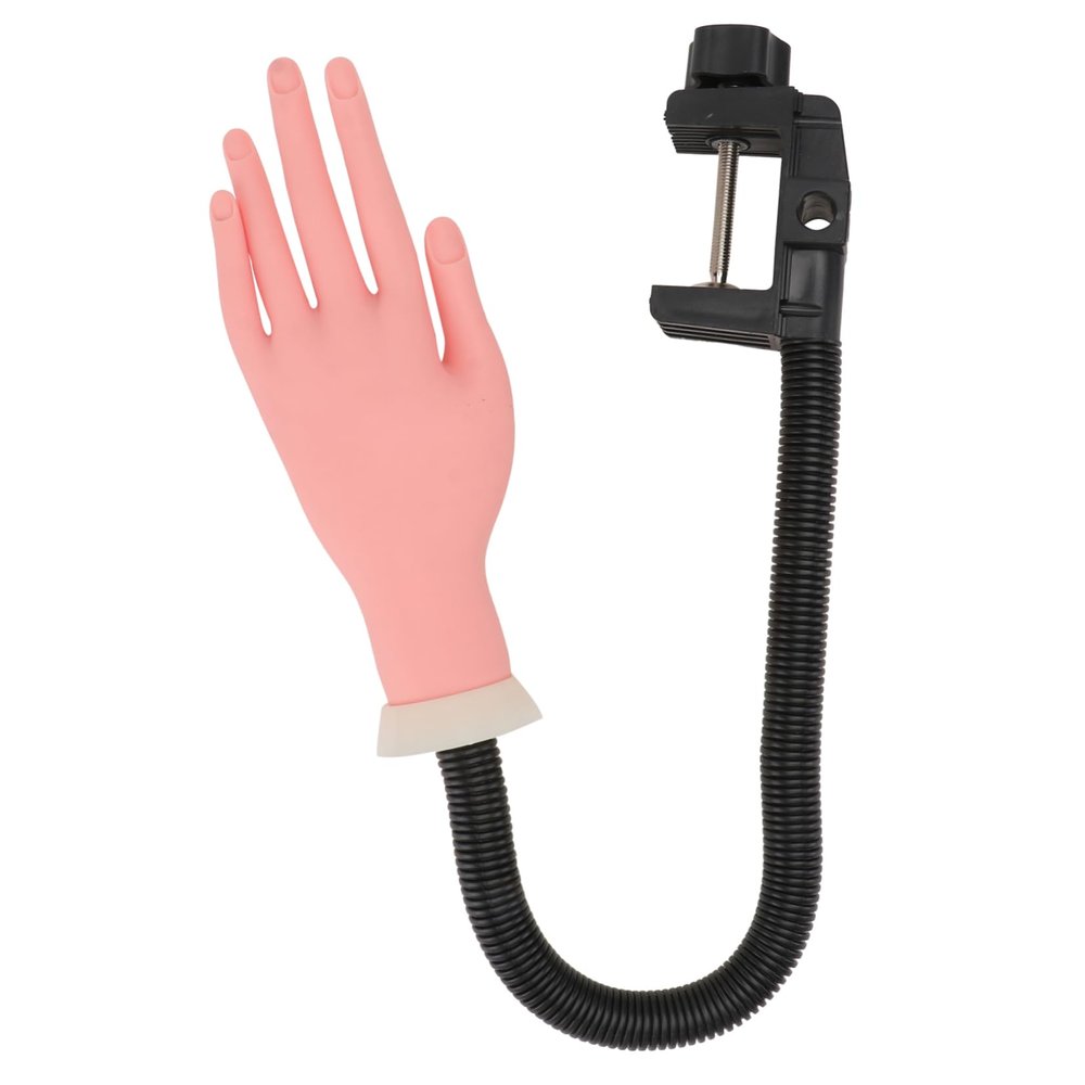 Flexible Plastic Hand Model for Manicure Training and Nail Art