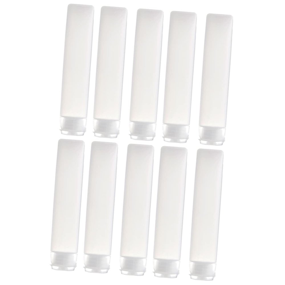 MAJORMENCH 10 Soft 30 g Travel Tubes Made of PE and PP for Refilling