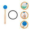 Hoement Singing Bowl Mallet with Wooden Handle and Rubber Head view 3