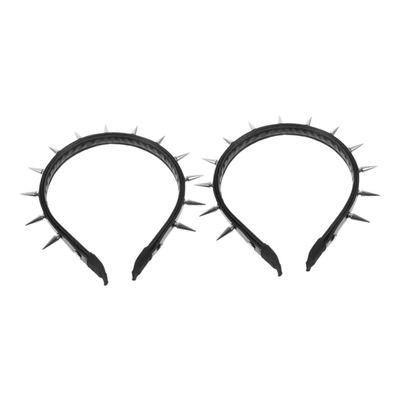BESPORTBLE 2-Pack Women's Punk Studded Headbands