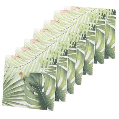 Cabilock 40-Piece Green Decorative Table Napkins, Soft and Highly Absorbent Paper Napkins for Birthday Parties and Table Decor