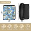 Cute Bear Blue 2-in-1 Hair Tool Travel Case with Heat-Resistant Mat view 4
