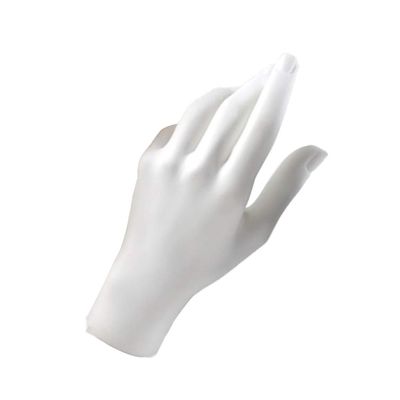 Female Hand Display Mannequin, White, Size L, Left Hand