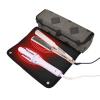 Houndstooth 2-in-1 Curling Iron Travel Case with Heat-Resistant Mat view 2