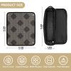 Houndstooth 2-in-1 Curling Iron Travel Case with Heat-Resistant Mat view 4