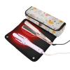 Cute Gray Elephant Hair Tool Travel Bag with Removable Heat-Resistant Mat view 2