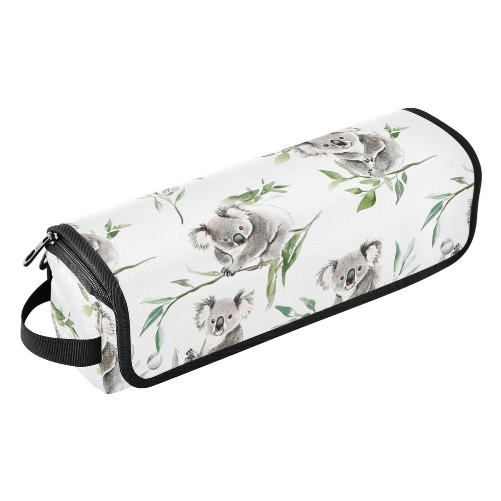 Light Gray Koala 2-in-1 Hair Tool Organizer with Removable Heat-Resistant Mat