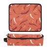 Retro Peppers Hair Tool Travel Bag for Women with Heat-Resistant Mat view 3