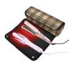Olive Drab Buffalo Check 2-in-1 Hair Tool Travel Case with Heat Mat view 2