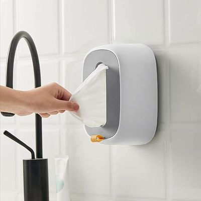 Wipe Holder Wall-Mounted Dispenser for Wet Wipes and Paper Towels