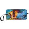 Planet Prints Guitar Makeup Bag, Travel Toiletry Organizer with Handle view 1