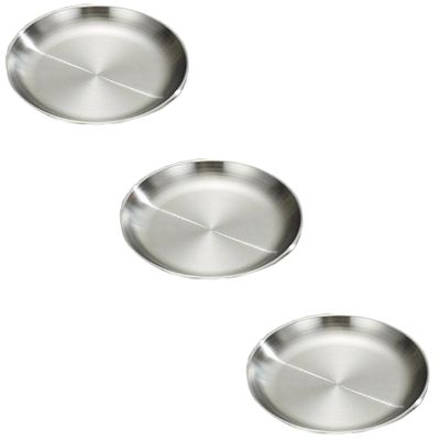 3-Piece Stainless Steel Cat Bowl Set