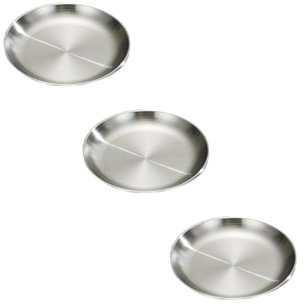 3-Piece Stainless Steel Cat Bowl Set
