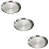 3-Piece Stainless Steel Cat Bowl Set view 1