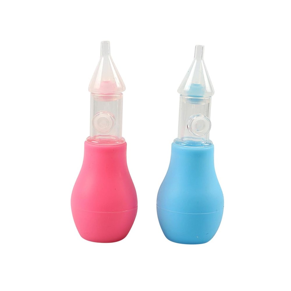 UTHCLO 2-Piece Nasal Aspirator for Newborns, Red