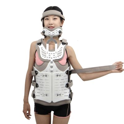 FFTDCYHT Adjustable Cervical-Thoracic Halo Brace for Head, Neck and Chest