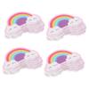 OATIPHO 20-Pack Colorful EVA Rainbow Nail Files for Natural Nails view 1