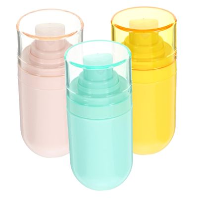 VALICLUD 3-Piece Refillable Travel Bottles for Shampoo and Lotion