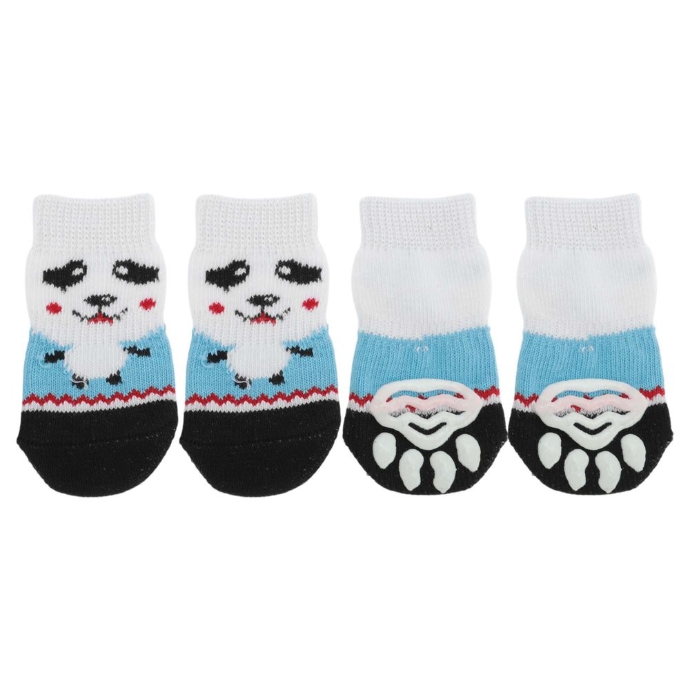 CAPASTEC Non-Slip Dog Socks Panda Pattern