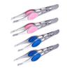4-Piece Stainless Steel Eyebrow Tweezer Set for Women view 1