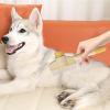 Cat Hair Knot Comb | Dog Knot Brush, Pet Hair Removal Comb | Button Function Flea Cleaning view 4