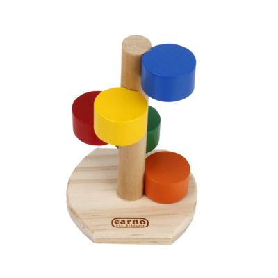 ifundom Colorful Wooden Hamster Ladder for Climbing, Jumping, and Playing