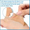Junjie 10-Pack Pre-Cut Kinesiology Knee Tape, New Larger and Wider Model, Self-Adhesive, Blue view 4
