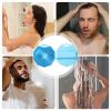 Silicone Body Scrubber, 2 Loofah Sponges, Cleansing & Massage view 4
