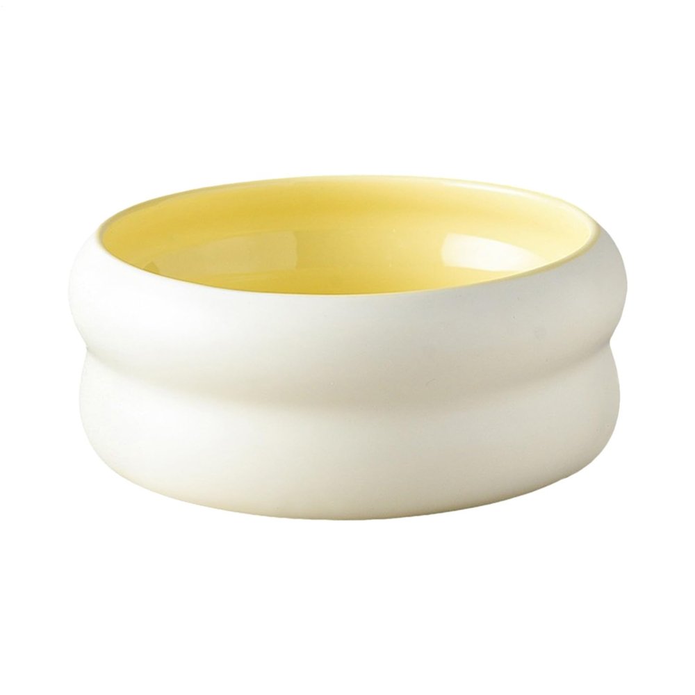 Ceramic Cat and Dog Food Bowl, Microwave-Safe