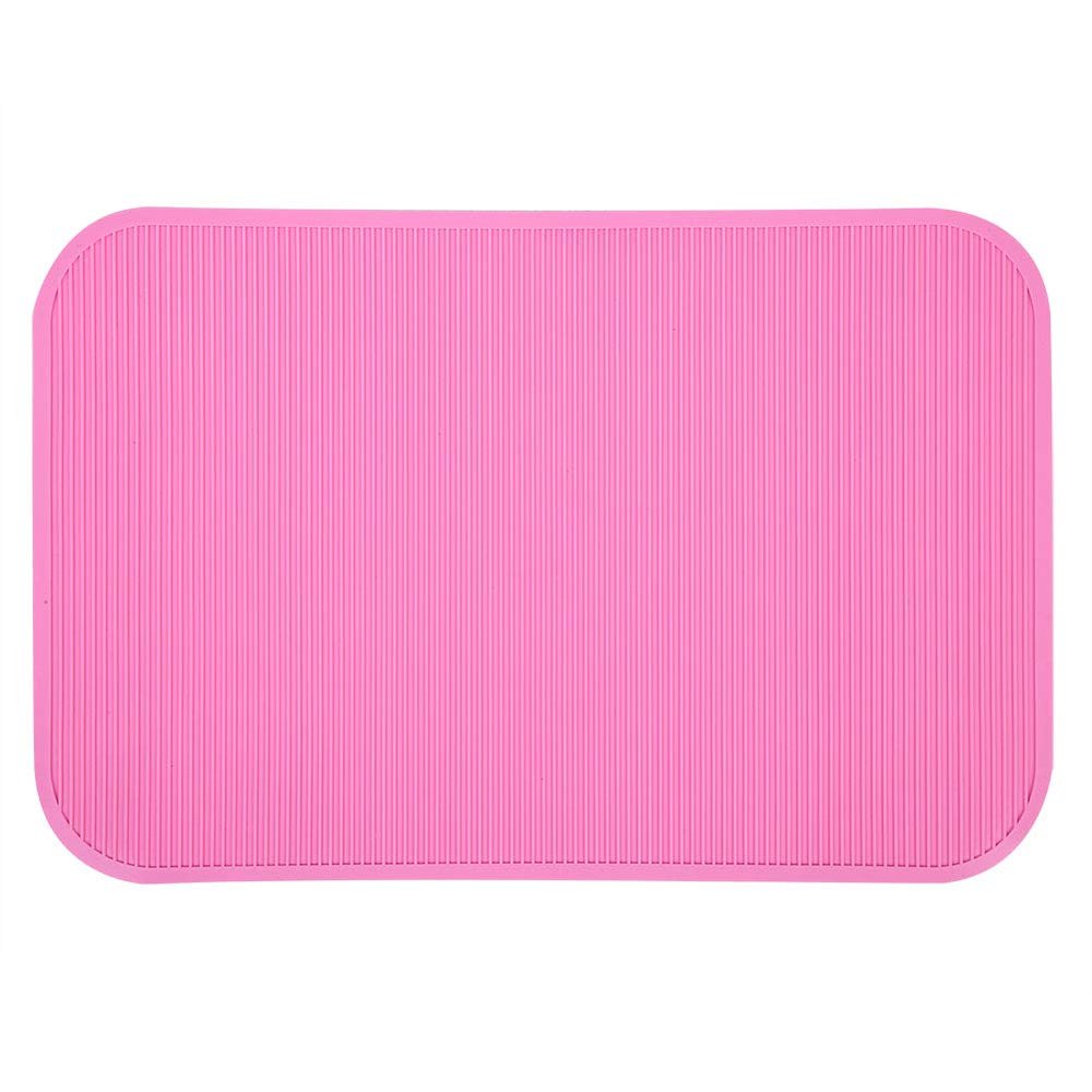 Grcfumo Non-Slip Rubber Pet Grooming Mat, Pink