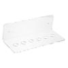 Wall-Mounted Acrylic Hairdressing Scissors Holder, 6-Slot Transparent view 1