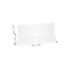 Wall-Mounted Acrylic Hairdressing Scissors Holder, 6-Slot Transparent view 2