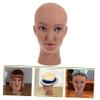 BESTYASH PVC Wig Head Stand, 55 cm Mannequin Head, Coffee-Colored view 4