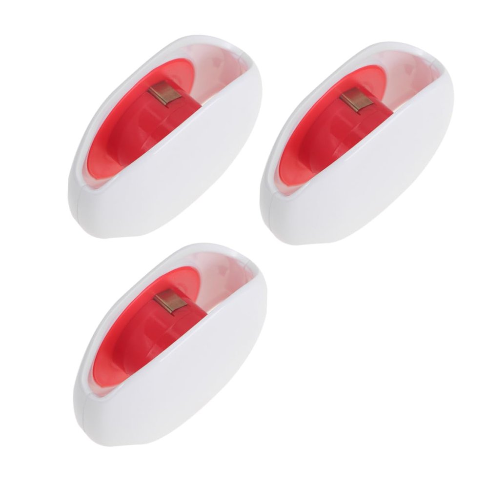 KOMBIUDA 3-Pack White PC and ABS Cable Winders