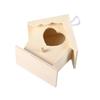 FONDOTIN Creative House-Shaped Bird Nest for Songbirds and Yellow Birds view 1