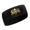 Paule & Knopf PRINCESS Black Hard-Shell Eyeglass Case with Hinge and Embossed “Little Princess” Lettering view 1