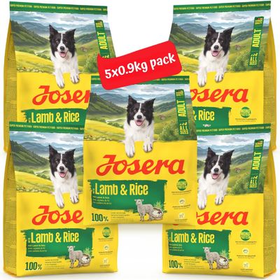 JOSERA Lamb & Rice | 5 x 900 g | Dry Food for Adult Dogs
