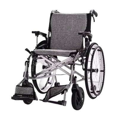 Self-Propelled Wheelchair Made of Thickened Aluminum Alloy, Foldable, Lightweight and Portable