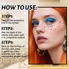 Face Freckle Stickers, Glitter Makeup Speckles, 5.91 x 2.05 Inches, Easy to Use, Gentle Adhesive, Temporary Festival Freckles view 4