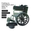 Fully Adjustable Manual Wheelchair, Lightweight Folding Wheelchair for Seniors and People with Disabilities (A) (Black D) view 3