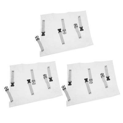 3-Piece PVC Non-Slip Foot Cushions for Dental Chairs