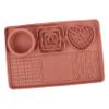 Pink Silicone Dog Lick Pad with Suction Cup, Reusable view 1