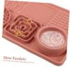 Pink Silicone Dog Lick Pad with Suction Cup, Reusable view 4