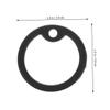 FUTUREORYY 6-Pack Black Silicone Dog Tag Covers view 2