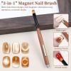 Double-Ended Magnetic Polish Brush Pen for Acrylic Gel view 4