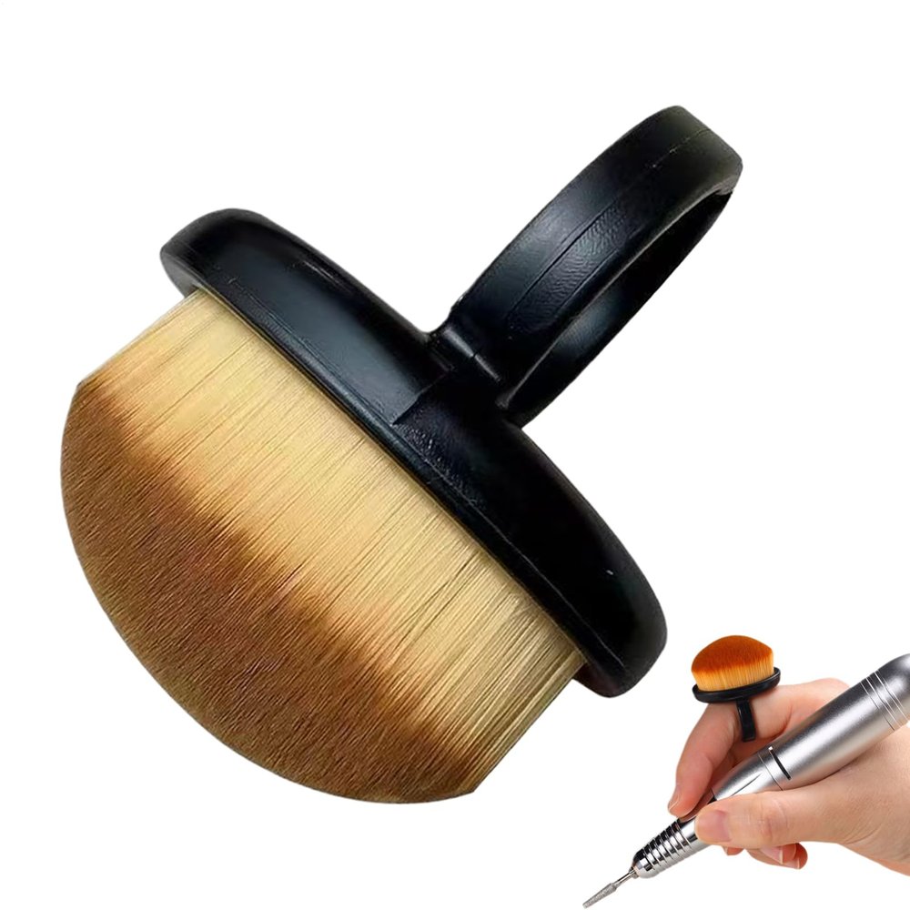 Nail Dust Removal Brush Ring